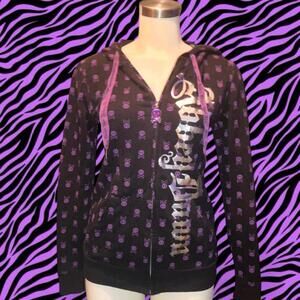 Abbey Dawn XL purple and silver hoodie!